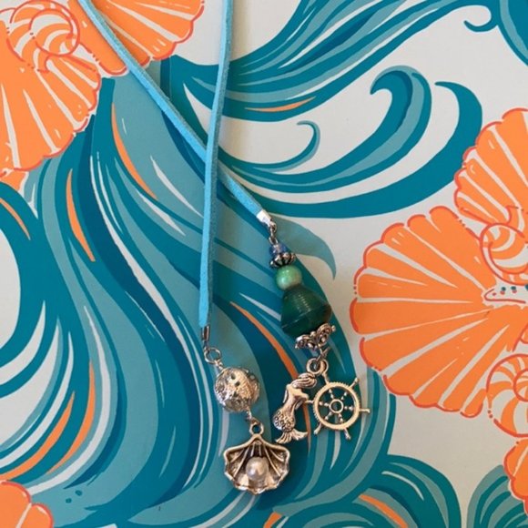 Mermaid 🧜‍♀️ Pearl beach Inspired Bookmark green - Picture 2 of 9